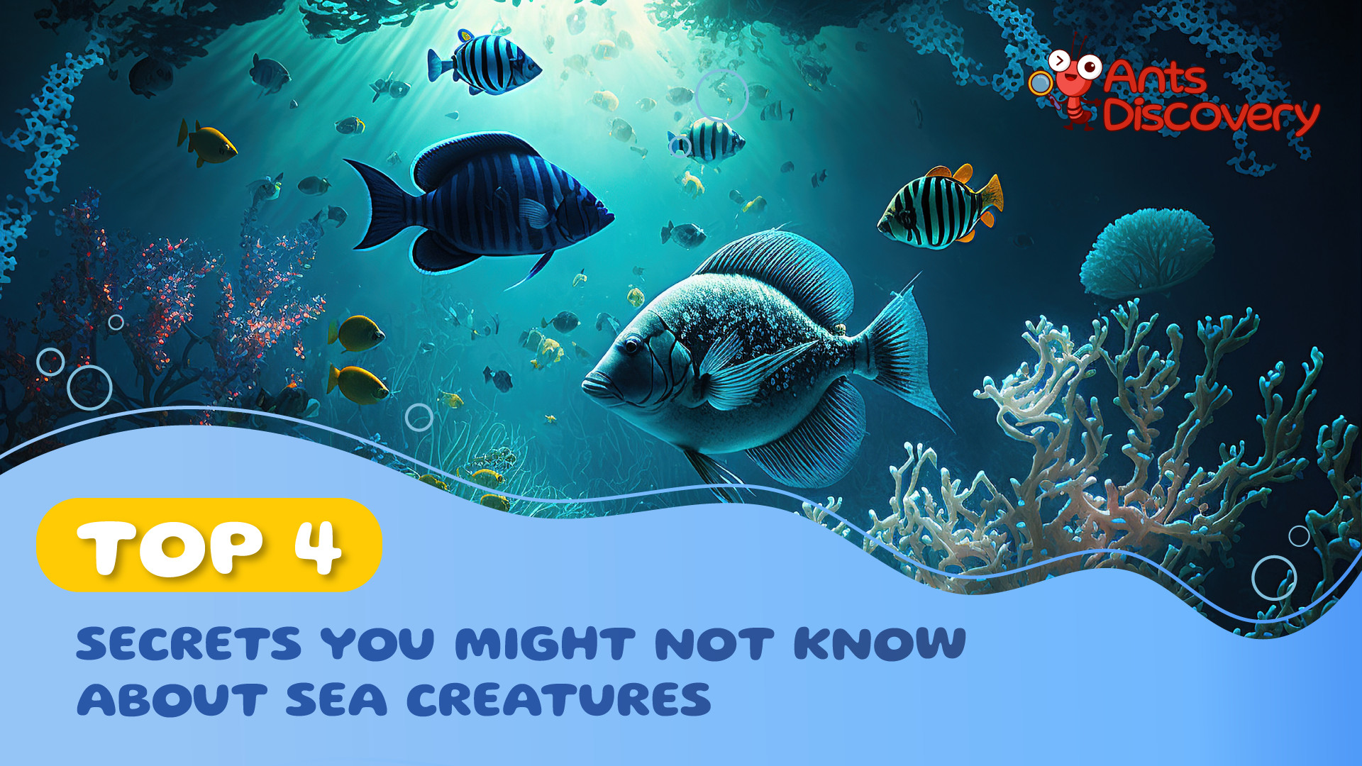 Top 4 Secrets You Might Not Know About Sea Creatures - Ants Discovery